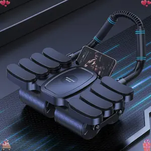 Automatic Rebound Abdominal Wheel Roller, 4 Wheel Design Abs Roller with Elbow Support & Pe Anti Slip Kneeling Pad, Ab Wheel for Home Gym, New Year Gifts, Abdominal Exercise Roller