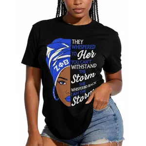Zeta Phi Beta ZΦB Sorority I Am The Storm Graphic T-Shirt - Empowering 100% Cotton Tee for Proud Members & Sisterhood Gifts Show Your Strength & Confidence with This Inspirational TShirt, Perfect for Everyday Wear & Celebrations A Timeless T Shirt for Her