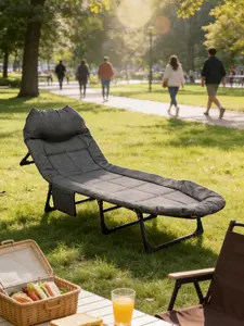 Camping Cot for Adults, 6 Angle Adjustable Folding Camping Bed with Mattress, Foldable Camping Bed for Camp, Office, Outdoor, Lightweight Camping Cot Supports 500 lbs,78.74*23.62*11.81inch