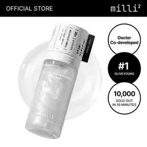 [millimilli] 500 Dalton Protein Mist with 30 Collagen Peptide Complex, Korean Anti-Aging Firming Face Mist, Hypoallergenic Plumping Spray for Fine Lines, Loss of Elasticity & Uneven Tone, Deep Hydrating,1.86 fl.oz