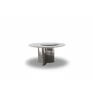 Valta Marble Round Dining Table