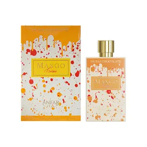 Anfar Dubai Chocolate Mango Creme - Perfume for Women and Men - Top Notes of Mango, Orange Blossom, and Vanilla - Long-Lasting Scent - 2.7 oz