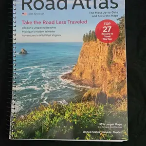 Rand McNally 2026-2027 Large Scale Road Atlas - Paperback New Edition with Expertly Crafted Journey Maps, 378 City Insets, Eye-Friendly Design, QR Codes, Brand-New Editorial Content for Education Use