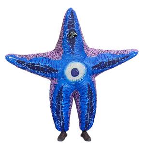 funny inflatable sea star costume starfish for adults & teens - perfect for beach parties, pool fun halloween & christmas party dress up prop
