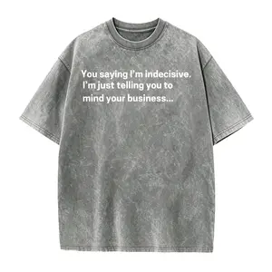 Mind Your Business: Playful Indecisive Statement Tee - Unisex Fit Casual Shirt
