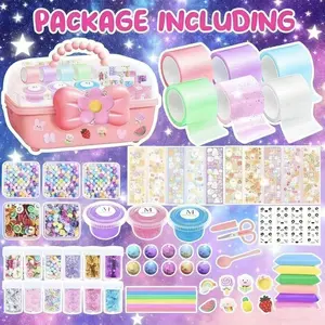 Double-Sided Adhesive DIY Craft Kit, Sticky Ball Glue Tape, Nano Bubble Sticker Set, Marking Pen, Perfect Gift for Holidays and Birthdays