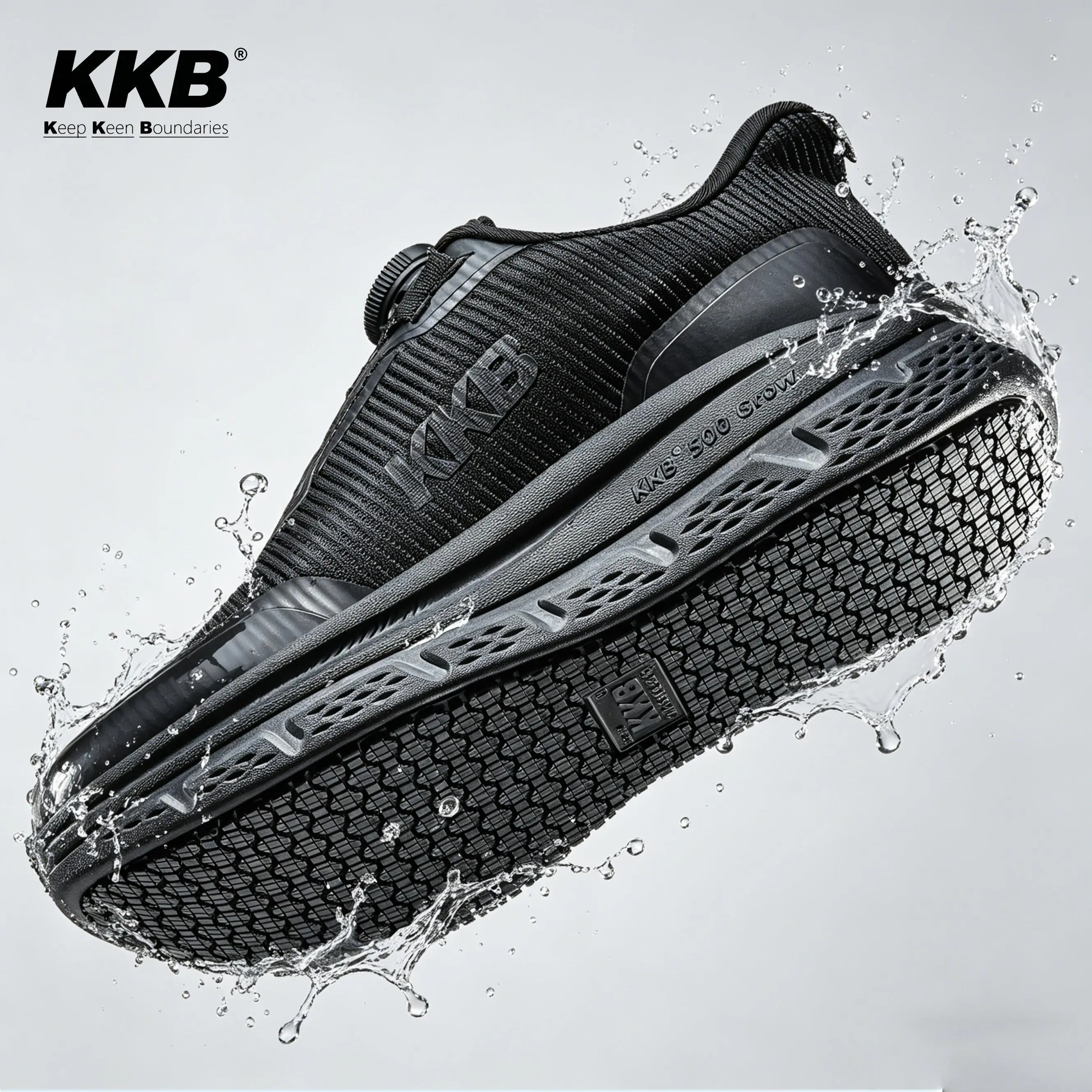 Men's Closed-Toe Nonslip Water Resistant Safety Shoes - Breathable Fabric Safety Sneakers with Sweat-Absorbent, Odor-Control, Orthopedic Support, Arch Fit, Easy-On Design for Workers