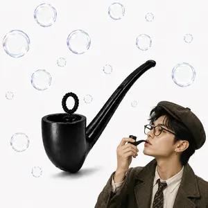 SummerVibes Bubble Pipe Stress Relief Toy — A Mini, Pipe-Shaped Bubble Blower & Wand to Help You Relax and Unwind | Graduation Season Gag Gift