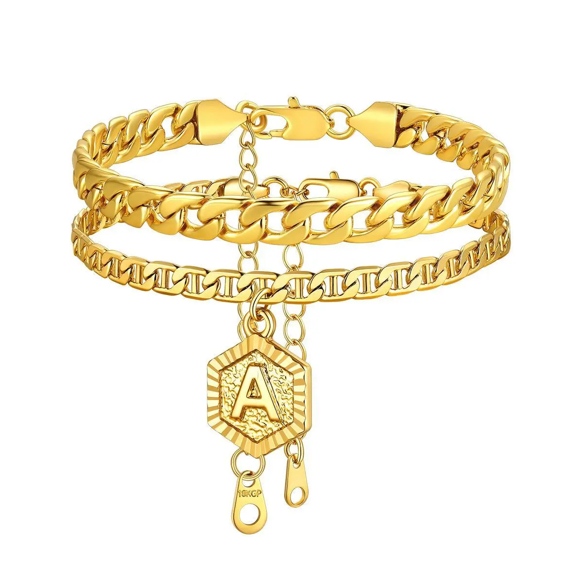 Anklet Set with Mariner Chain