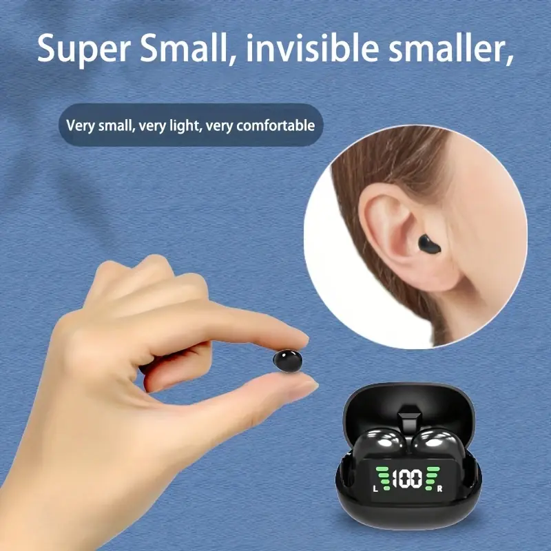 Mini earbuds are super tiny and cute, perfect for small ear canals.
