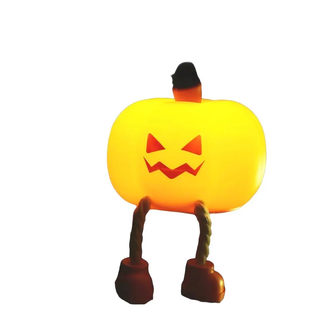Halloween Pumpkin Lamp, Home DecorationNights Light, Mini Cute LED Pumpkin Lampwith3 Level Dimmable, Nursery Nightlight forKids,Silicone Rechargeable Bedside TouchLamp, forKids Rechargeable Light