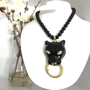Collar Leopardo De Moda