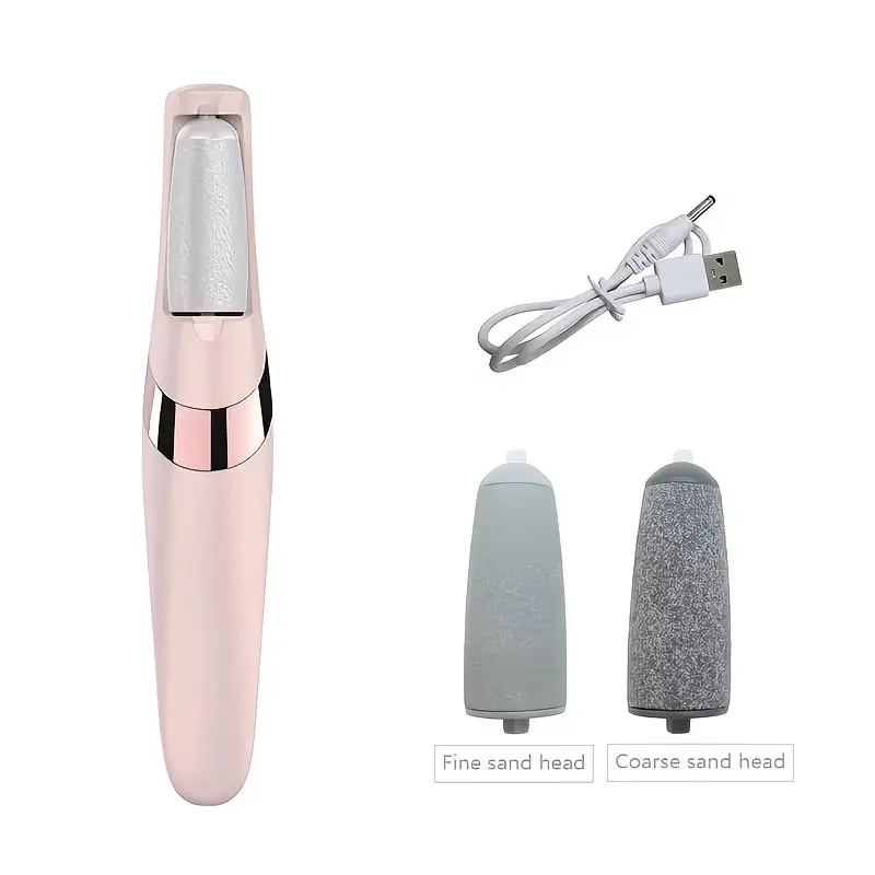 Rechargeable Electric Foot Callus Remover - Cordless Pedicure Tool with 2 Speed Settings for Daily Dry, Hard & Dead Skin Removal, Instant Results Generic Feet Care Kit with Batteries, Ideal Youth Gift, Dual Speed