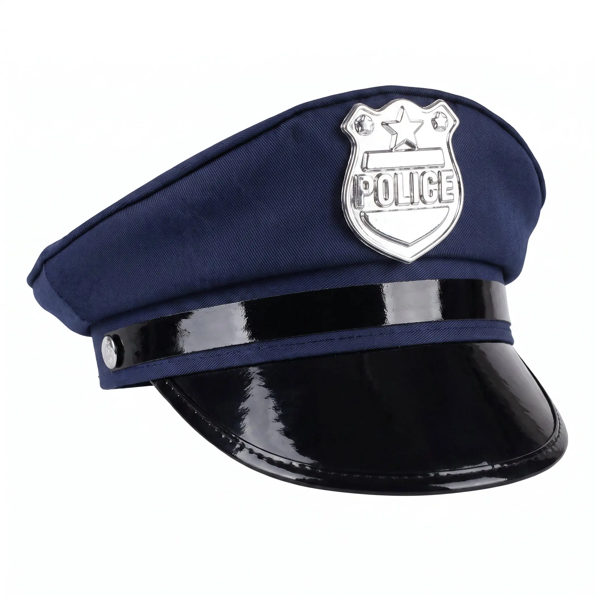 Classic Blue Police Hat Costume Accessory