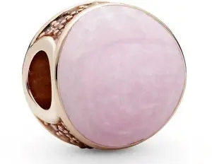 PANDORA Pink Swirl PANDORA Rose Charm 789306C01