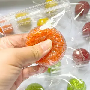 Explosive beads, kneading music, noisy balls, stress relieving children's toys, plastic simulation, a Yangmei smoothie handmade ball plate string