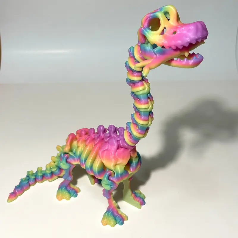 Giant Flexi Skeleton Brachiosaurus - 3D Printed Articulating Figure