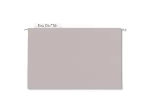 Smead TUFF Extra Capacity Hanging File Folders Legal Steel Gray 18/Box 64342