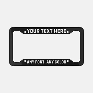 Custom License Plate Frame: Personalized Car Decor