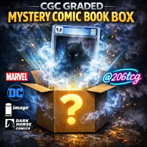 CGC Graded Mystery Comic Book Box Marvel DC Image Dark Horse High Grade 9.0+ Professionally Slabbed Authentic Collectors Gift