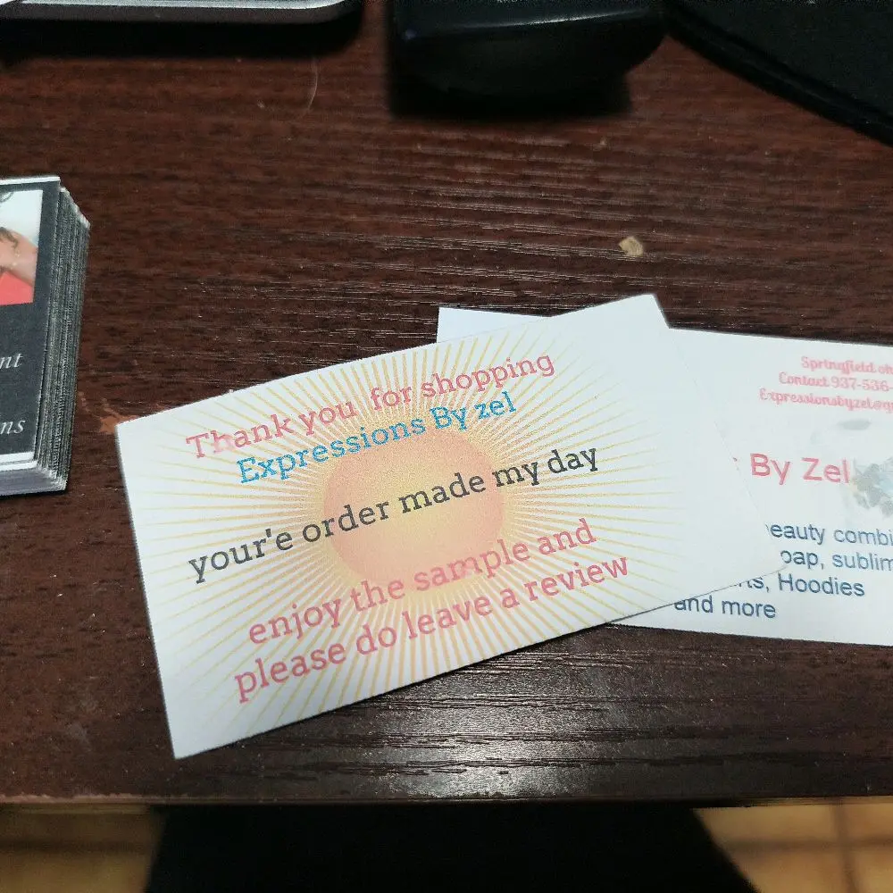 100 pc  Personalized Business Cards for Professional Branding, Custom Design Options