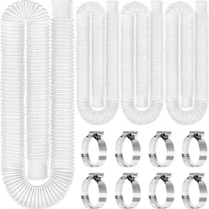 Pool Hose for Intex Filter Pump 607 & 637, Durable Pool Hose with Metal-Clip, Pool Accessories for Surface Pool