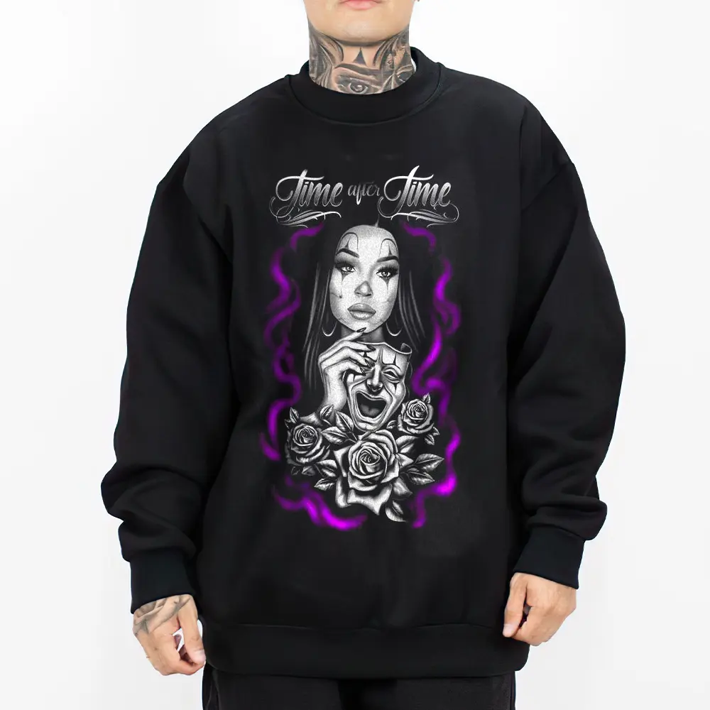 Chicanos Art, Chicano Clothing, Chicana Art, Cholo Chola outfit Cotton Fabric Menswear Casual, Streetwear Hoodie T-Shirt S-3XL