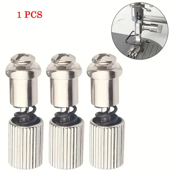Easy-change presser foot clamp - quick screw-free installation, suitable for all flat sewing machines, light gray Anti Slip Singer Adjustment