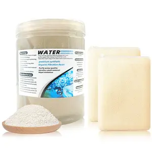 Aquarium Filter Media Organic Filtration Resin for Freshwater & Saltwater Fish Tank Removes Driftwood Tannins Yellow Water 300 ml 2 Packs