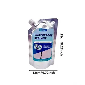 Cracks Concrete Caulking Adhesive, Concrete Sealant Waterproof Repair, Concrete Crack Filler, Outdoor Concrete Quick Dry Adhesive, 500g An efficient and highly effective crack repair tool，USA Warehouse gel