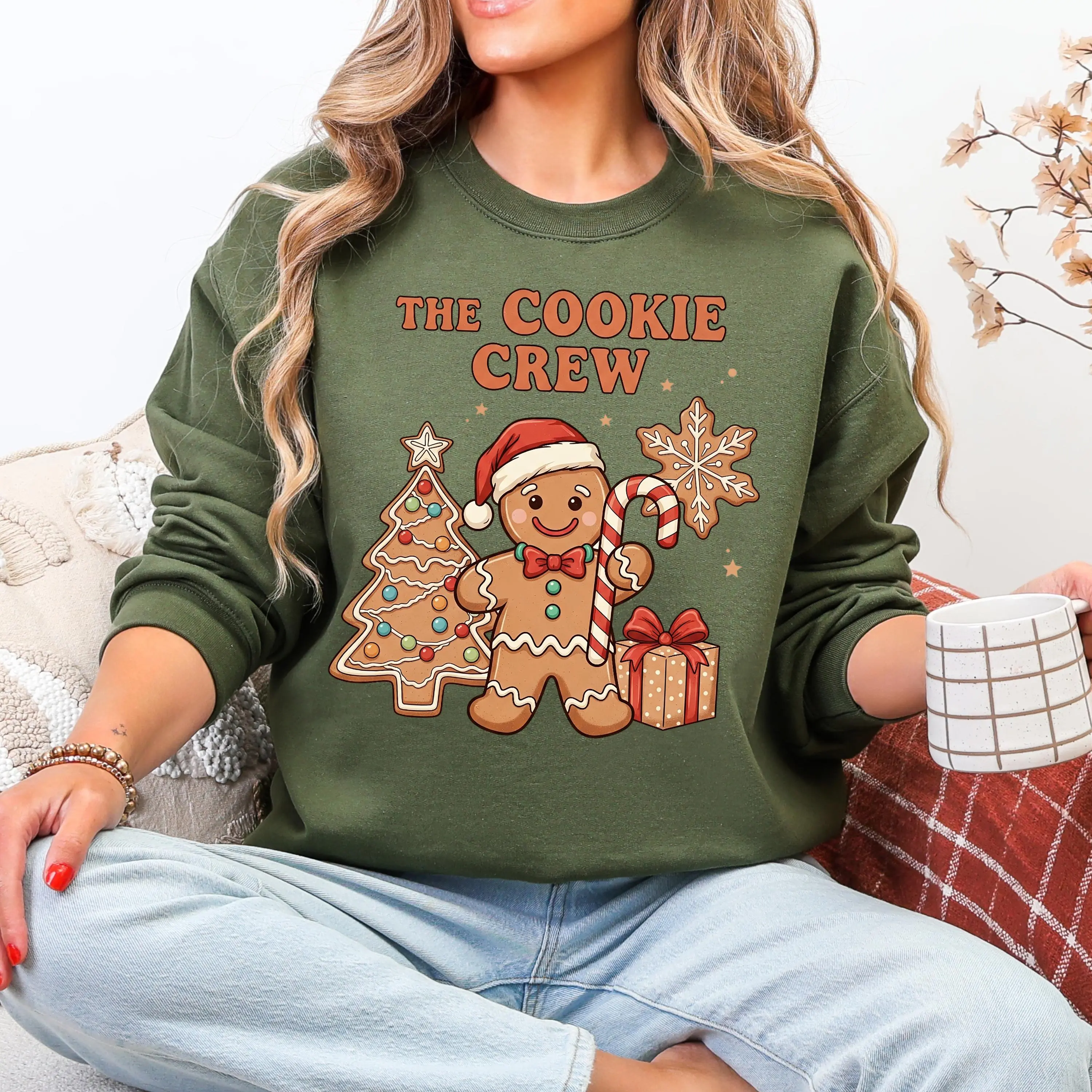 Comfort colors Cookie Crew Christmas Shirt Family Baking Holiday Matching Shirt CF Baking A Little Cookie