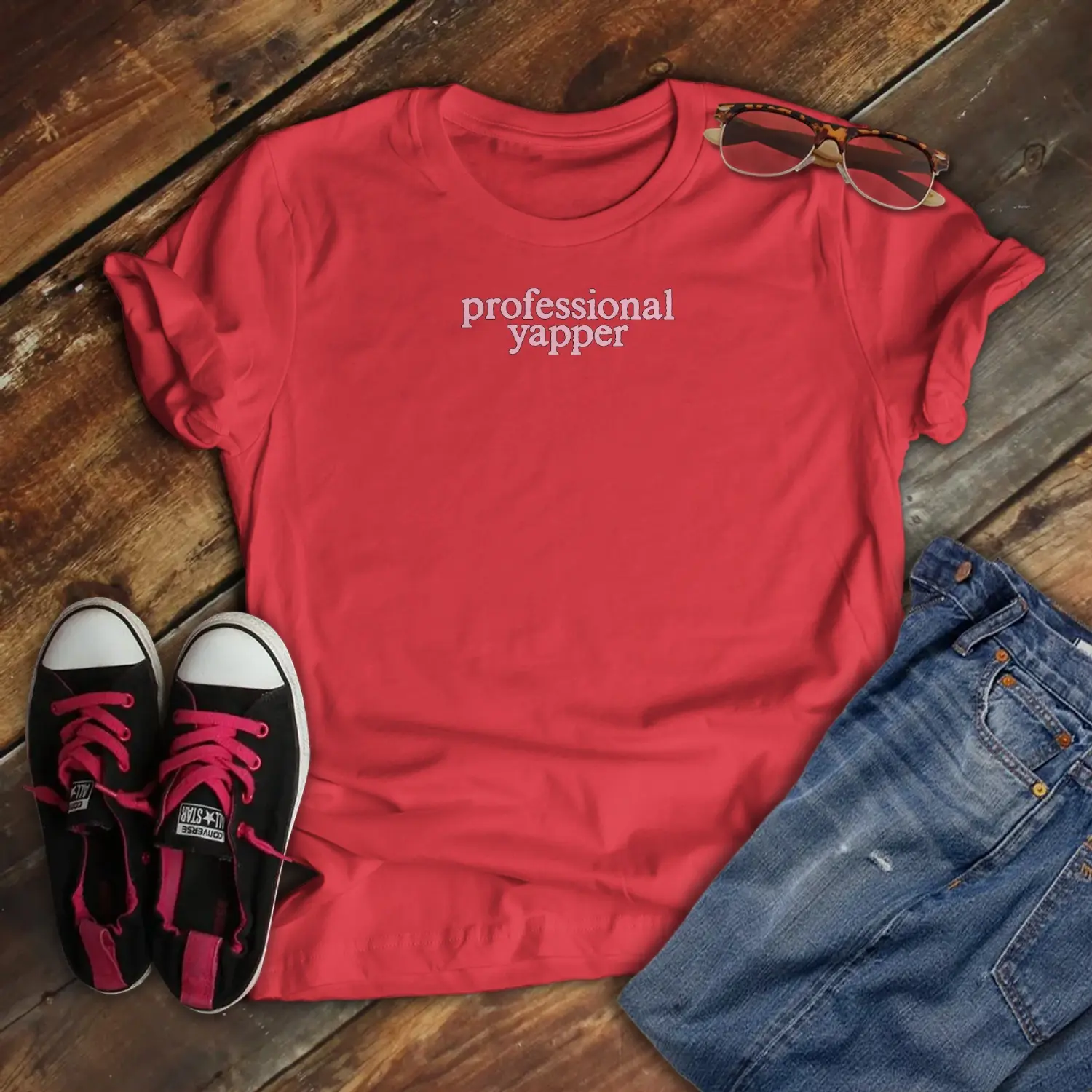 Professional Yapper Embroidered Sweatshirt