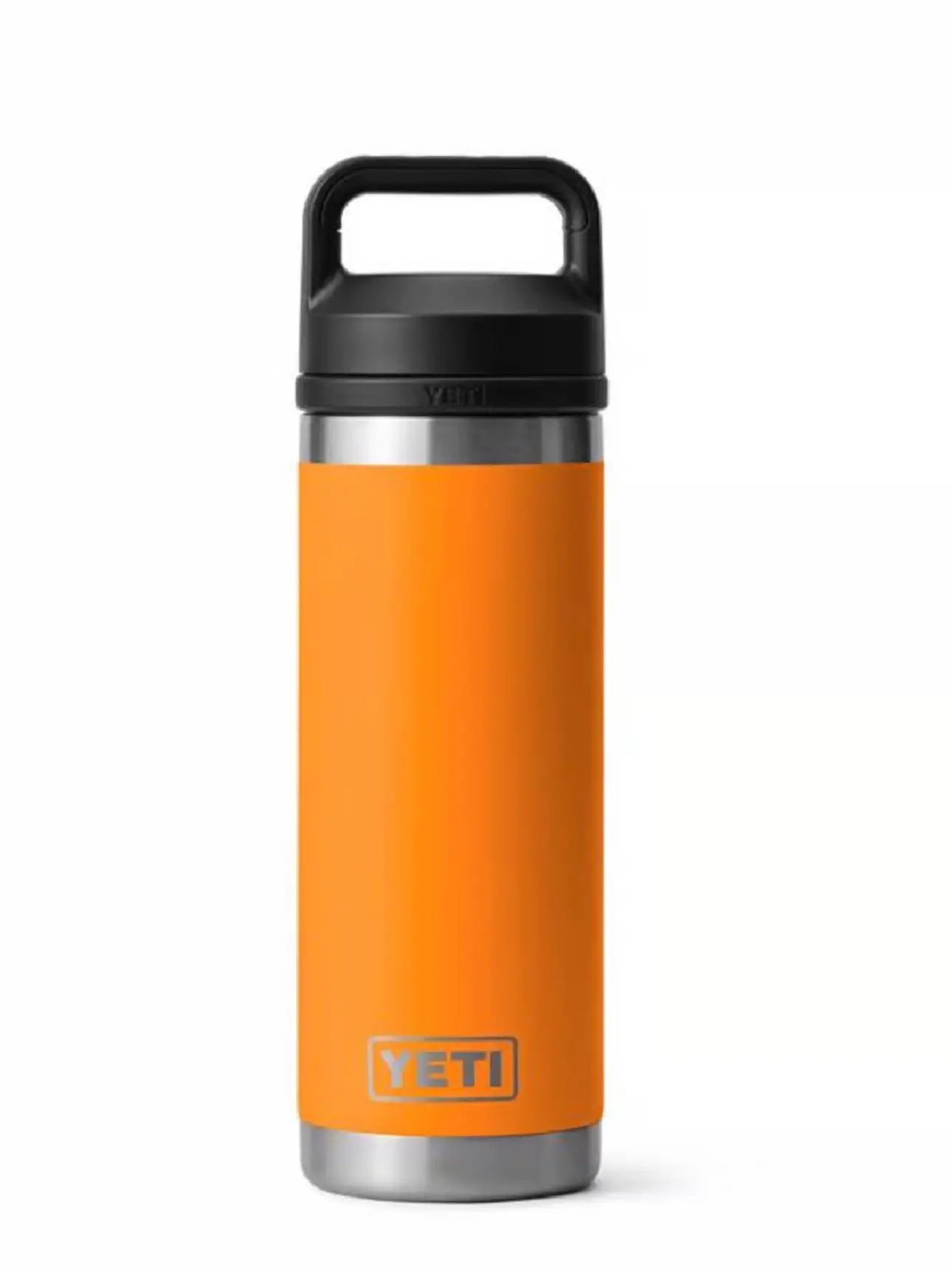 YETI Rambler 18 oz Vacuum Insulated Stainless Steel Water Bottle - Chug Cap for Easy Drinking, King Crab Color, Portable Stylish Tumbler, Water Bottles