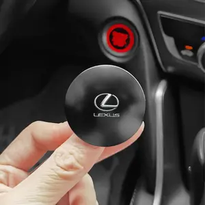 Car Accessories, Automotive, Vehicle Start Decorative Cover Vehicle One-Button Start Button Cover Car Engine Start Stop Button Cover Car Interior Decor Suitable for LEXUS CT200h, ES250, ES300, ES330, ES350, GS300, GS350, GS400, GS430, GS450h