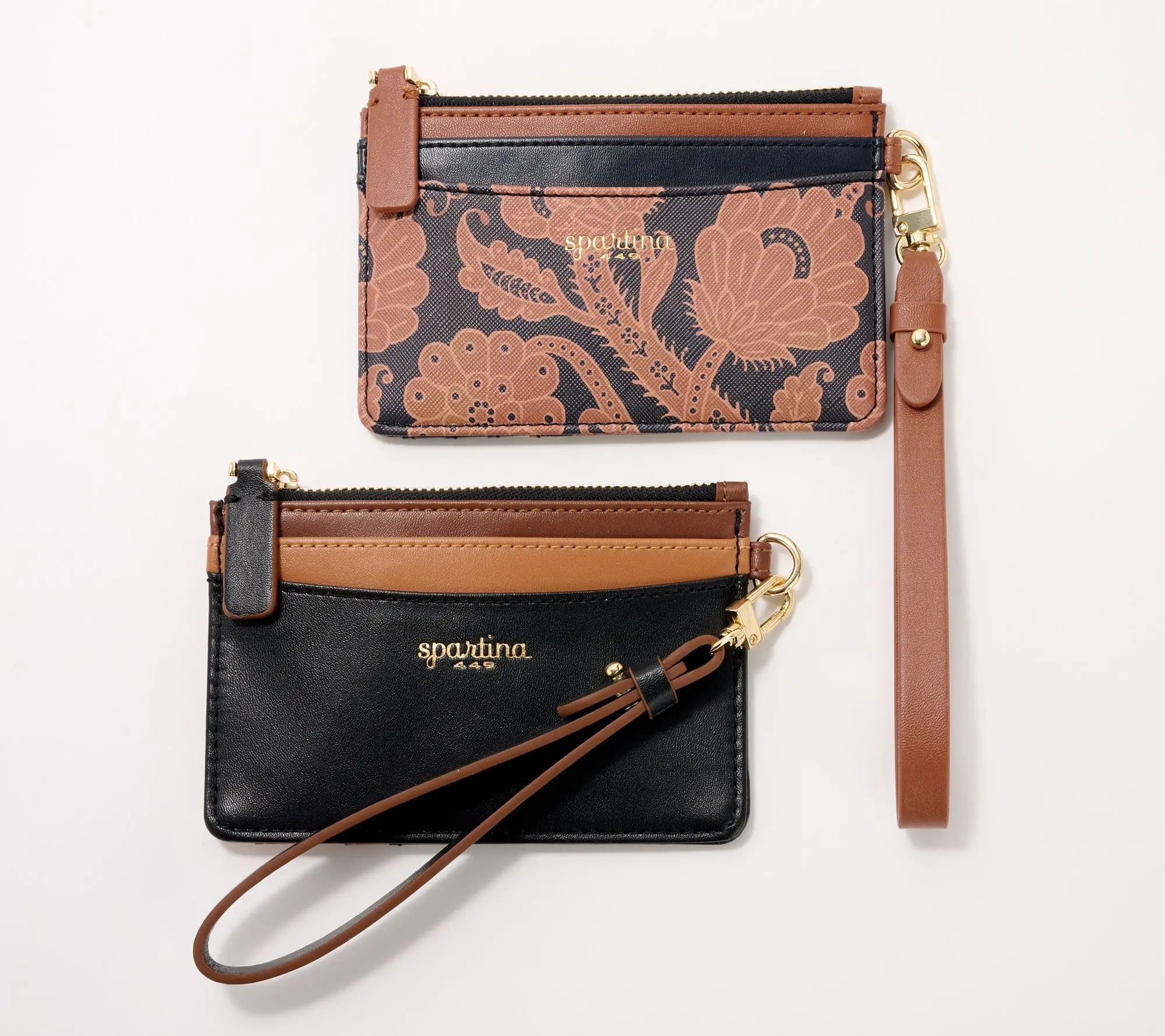 Spartina 449 Slim Card Coin Purse Duo with Wristlet Straps Spartina 449 Slim Card Coin Purse Duo with Wristlet Straps