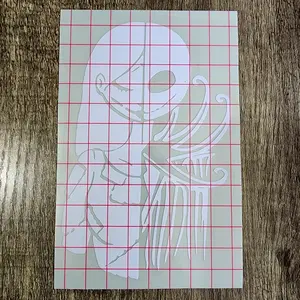 Jack and Sally Nightmare Pumpkin King Vinyl Car Decal Sticker Handmade in USA Premium Outdoor Vinyl Water & UV Resistant Easy Application Decal