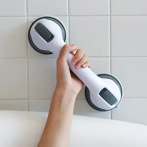 Shower Handle Bathtub and Shower Grab Bar Suction Rod Handle Bathroom Bathtub Handle - Balance Aid Suitable for Tile, Glass, and Hard Plastic Only