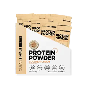 Protein Powder: Coconut Cream (10 Single Serving Stick Packs)
