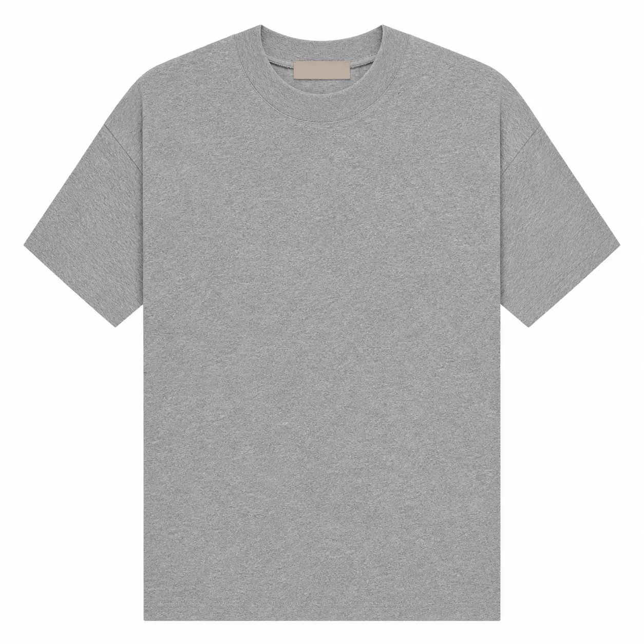 DARK OATMEAL BLACK TEE 1 SIZE OVERSIZED 484 Cotton Menswear Outfit Soft Streetwear Tops Casual