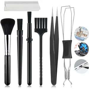 Keyboard Cleaner kit,Computer Cleaning kit,Mechanical Keyboard Cleaning kit,Anti-Static Brush,Small Cleaning Brush, Cleaning kit Compatible Laptop/PC/Computer/Keyboard/Laptop/Camera/Phone/Earbud
