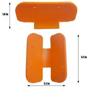 2-Pack Bullnose Corners Trim Gauge for 10-030 Crown Molding Marking Tools