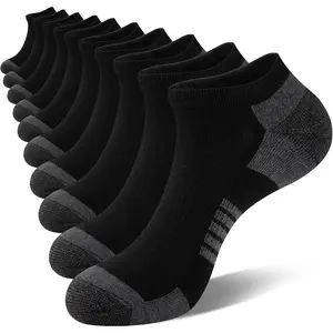 10 Pairs Mens Ankle Socks Men 10 Pack Low Cut Comfort Cushion Casual Socks