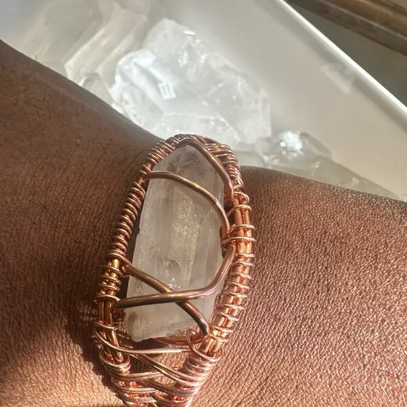 Juma Copper King Creativity Weave Gemstone Bracelet