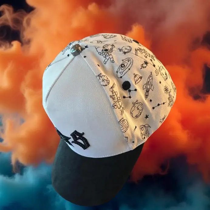 Astros Hat with Space-Themed Embroidery and Adjustable Back for Comfort