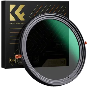 K&F CONCEPT Nano-X Series 2-in-1 Variable Fader ND Filter (ND2-ND32) & CPL Circular Polarizing Filter for Camera Lenses, Camera Accessories with Aluminium Frame, AGC Glass, Multi-Coated, No X Spot, Waterproof, Scratch-Resistant