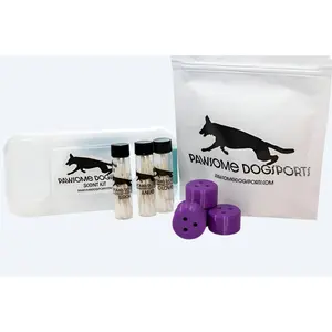 Basic Nosework Kit - Portable Scent Detection Training Kit with Pre-Cut Swabs, Magnetic Hides, and Essential Odors UKC, AKC, and NACSW