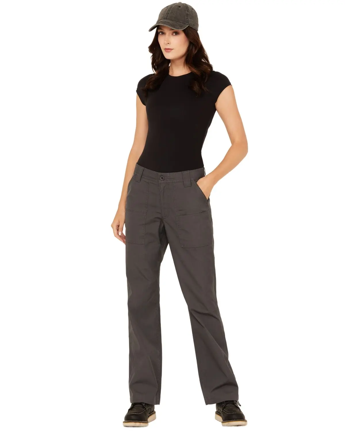Lucky Brand Workwear Women's Women'S Canvas Fatigue Work Pants - Lww243401-Gry