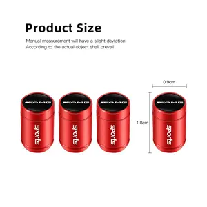 Car Styling Wheel Tire Valve Caps Cover Accessories For Mercedes Benz AMG A B C E G CLA W211 W203 W204 C260 E300L