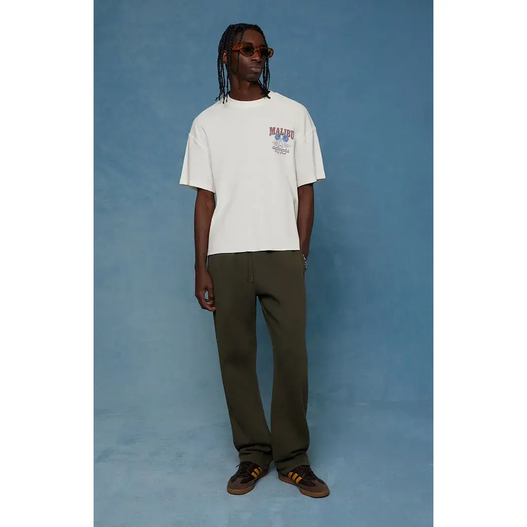 Pacsun Men's Olive Straight Leg Sweatpants