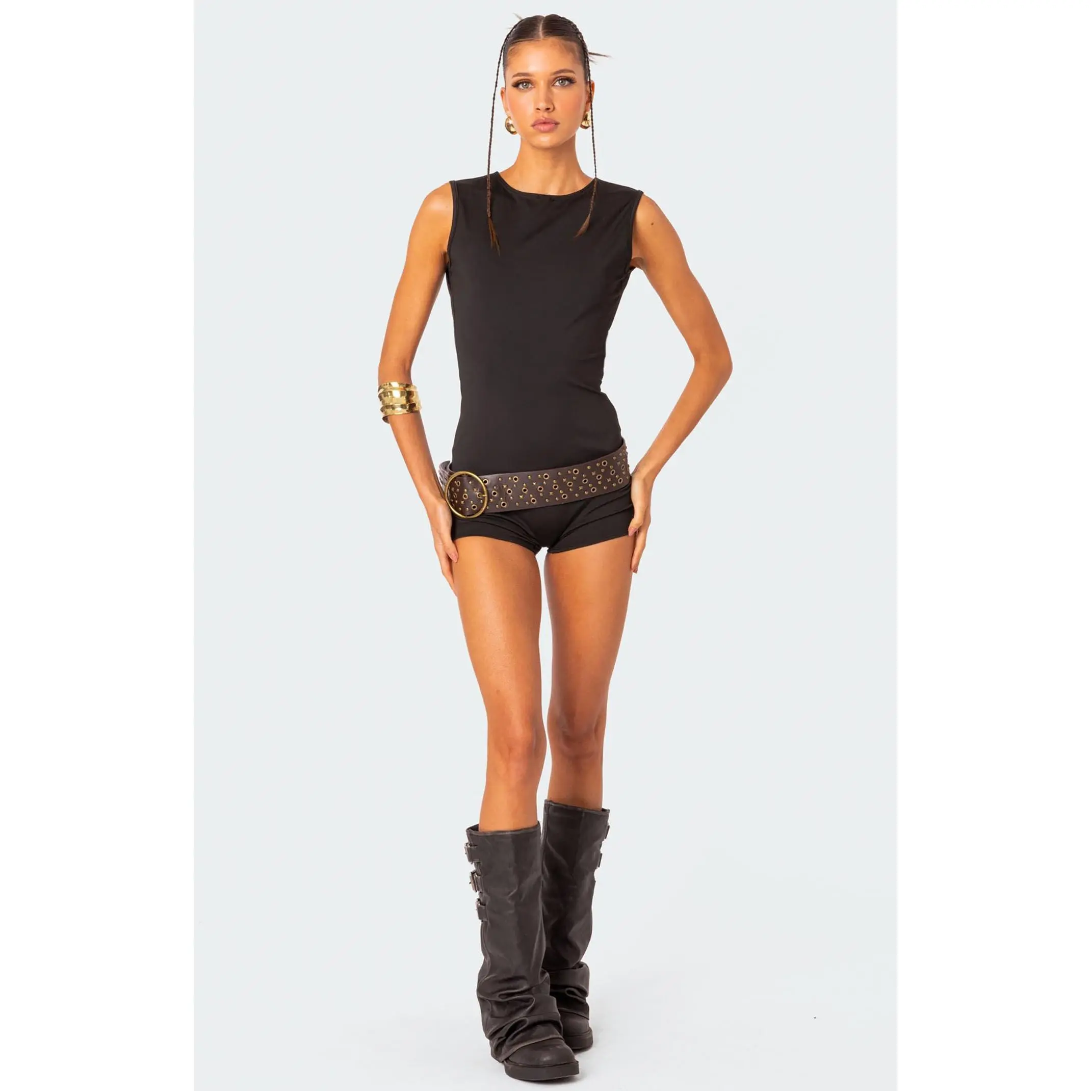 Edikted Women's Brynley Open Back Romper
